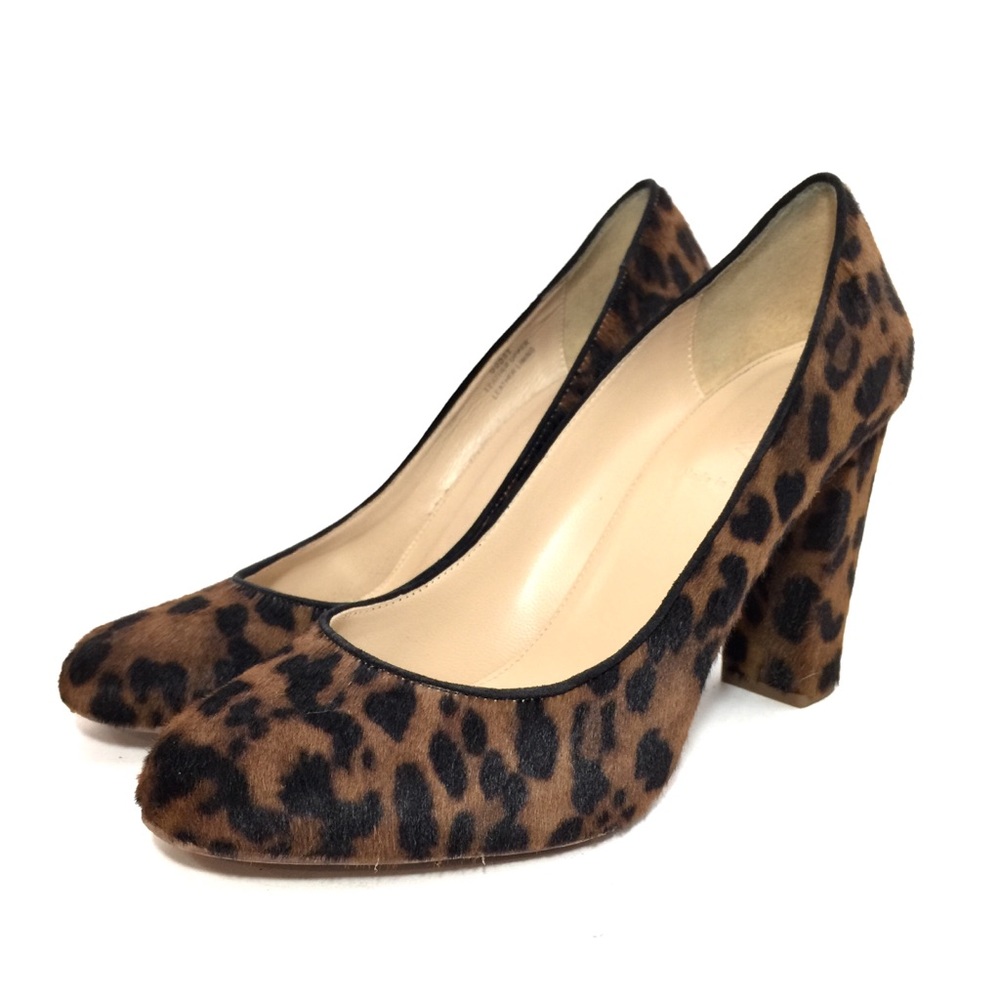 - SOLD - J. Crew Collection Leopard Calf Hair Pump - Picture 2 of 8